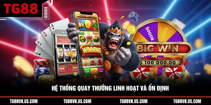 Hệ thống quay thưởng linh hoạt và ổn định