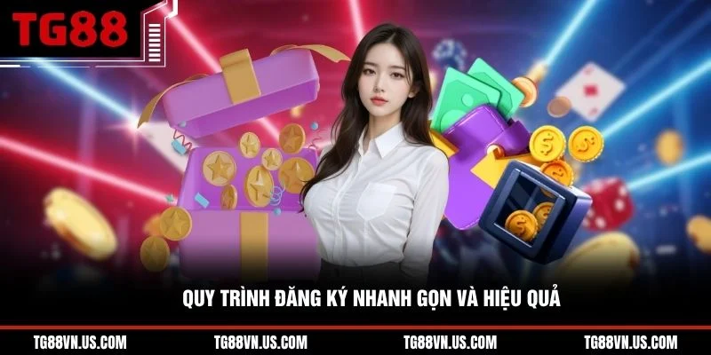 Quy trình đăng ký nhanh gọn và hiệu quả